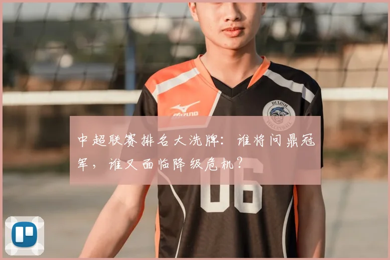 中超联赛排名大洗牌:谁将问鼎冠军,谁又面临降级危机?